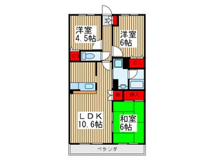 グリシ－ヌ朝霞の物件間取画像